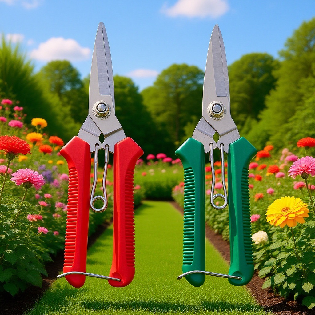 편리한 가지 자르기를 위한 두꺼운 가지치기 가위