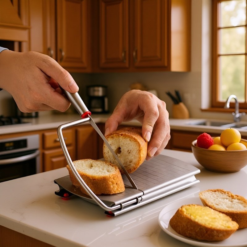  Cortador de queso de acero inoxidable con escala