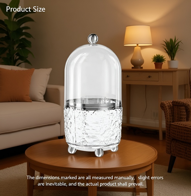 Easy-access rotating makeup brush holder