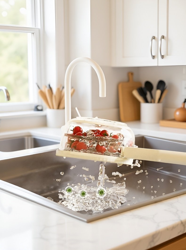 Diseño resistente de cesta de drenaje cubierta