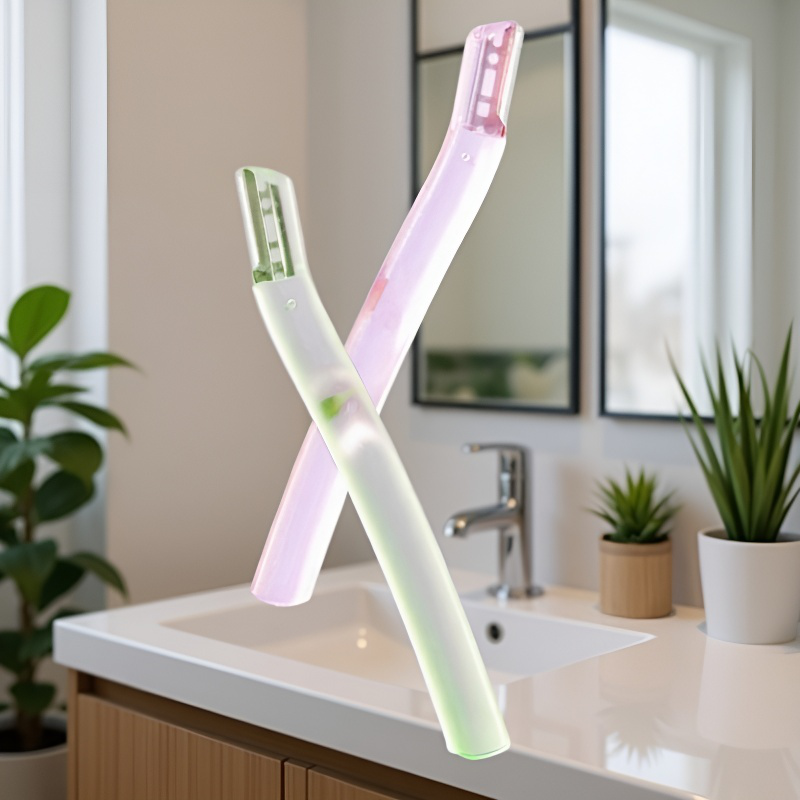 Augenbrauenschneider-Set für Anfänger, Makro-Rasierklinge, sicher und kratzfest