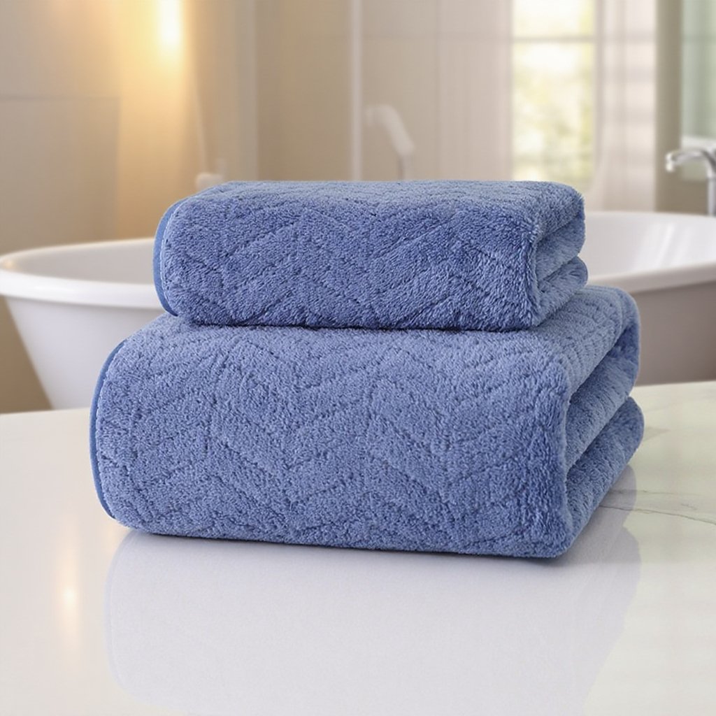 家用珊瑚絨洗臉毛巾