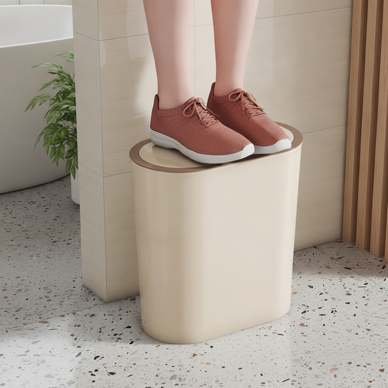 Praktischer Papierkorb für das Schlafzimmer