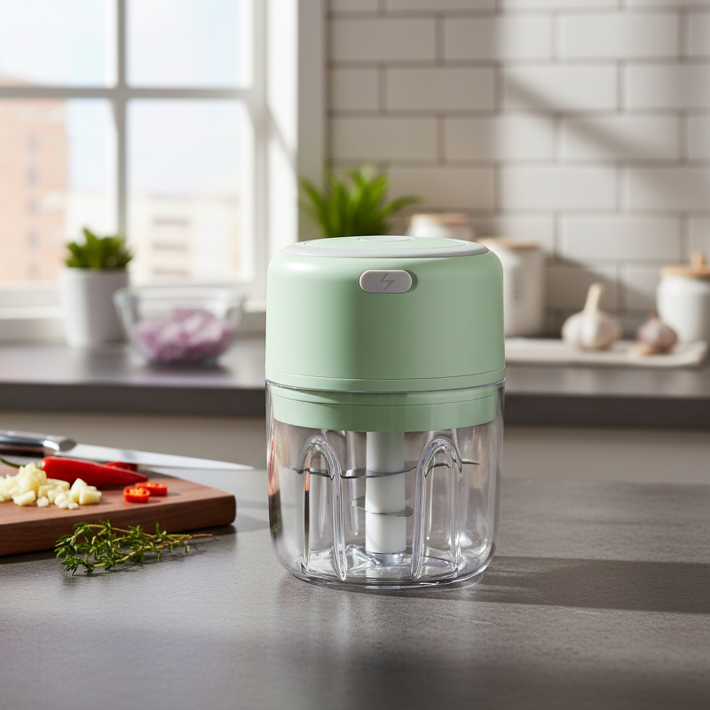 Household Wireless Garlic Puller Mini Food Processor