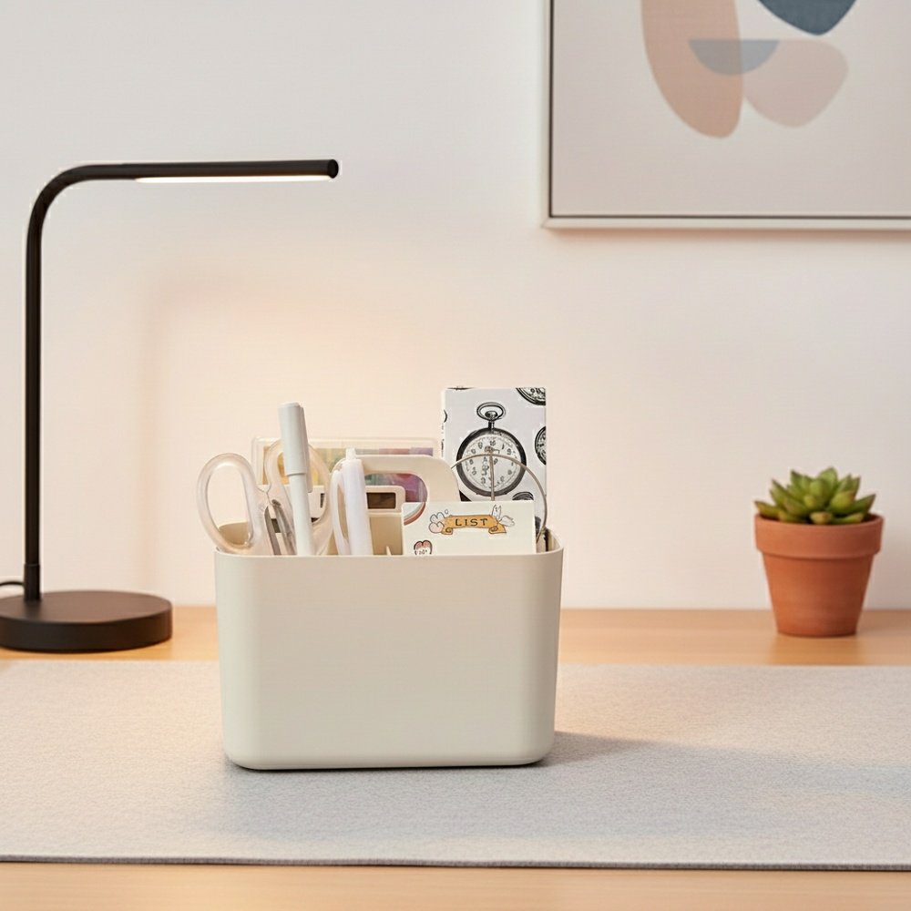 Multi-compartment organizer for desk supplies