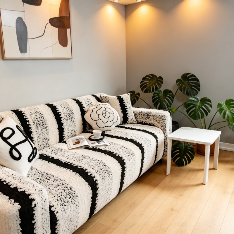 Neujahrs-Stimmung Sofaüberwurf in Rot