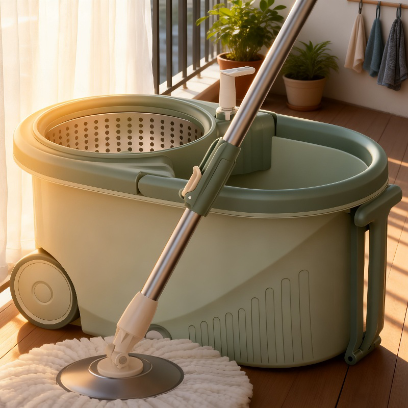 Carro multifuncional para tareas de limpieza en el hogar