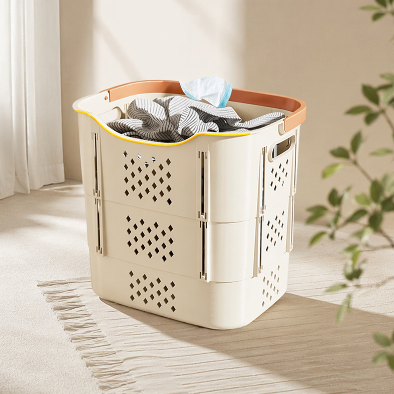 Household Large Compartment Clothing Organizer Basket