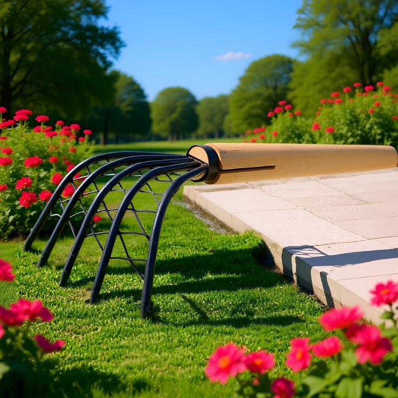 Extended beach rake for easy picking of shellfish and seafood on the beach
