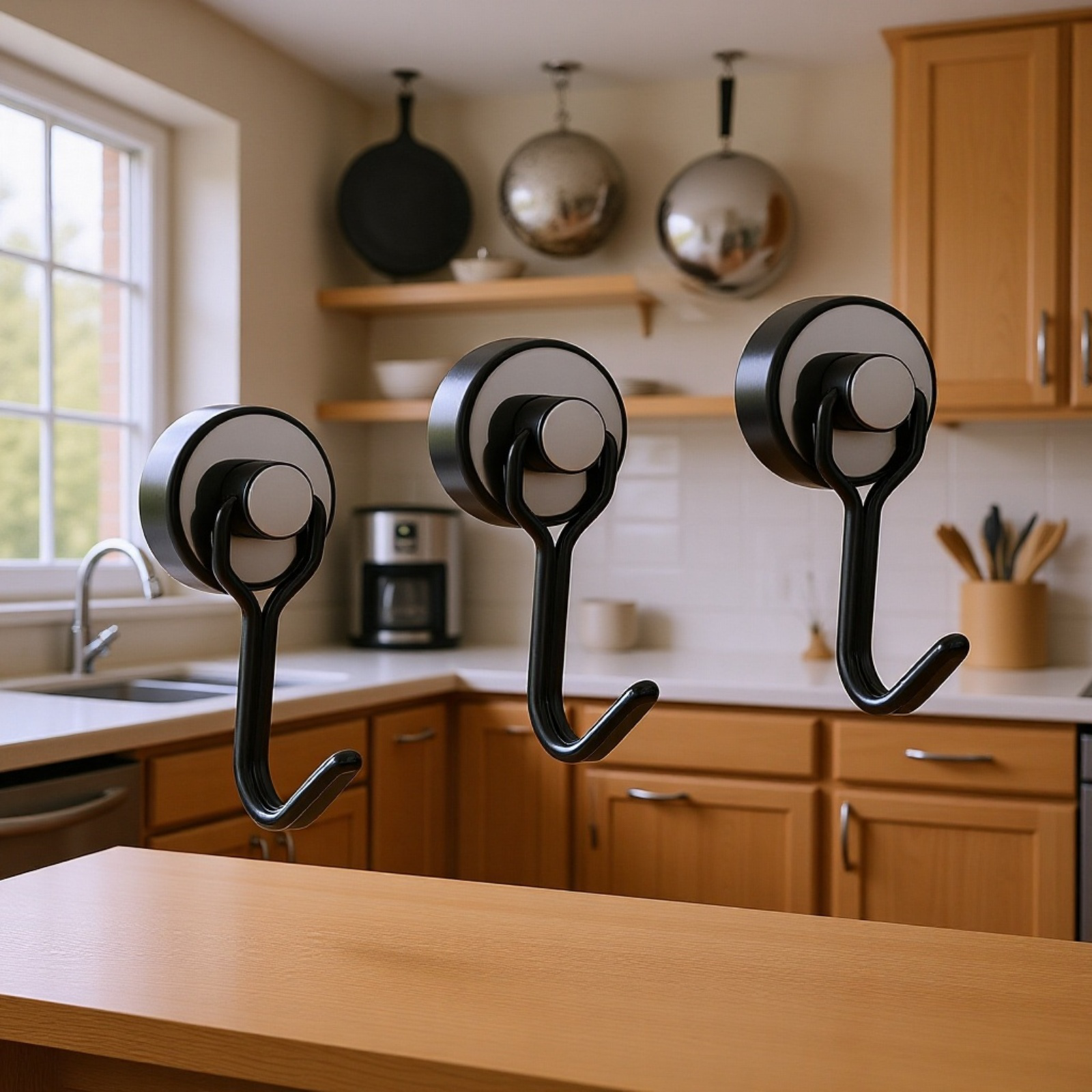 360度回転可能なマグネットフック