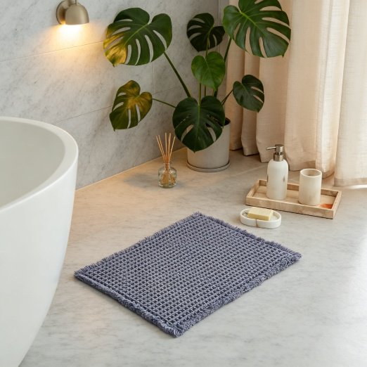 Tapete absorbente de agua, de secado rápido y antideslizante para baño y hogar
