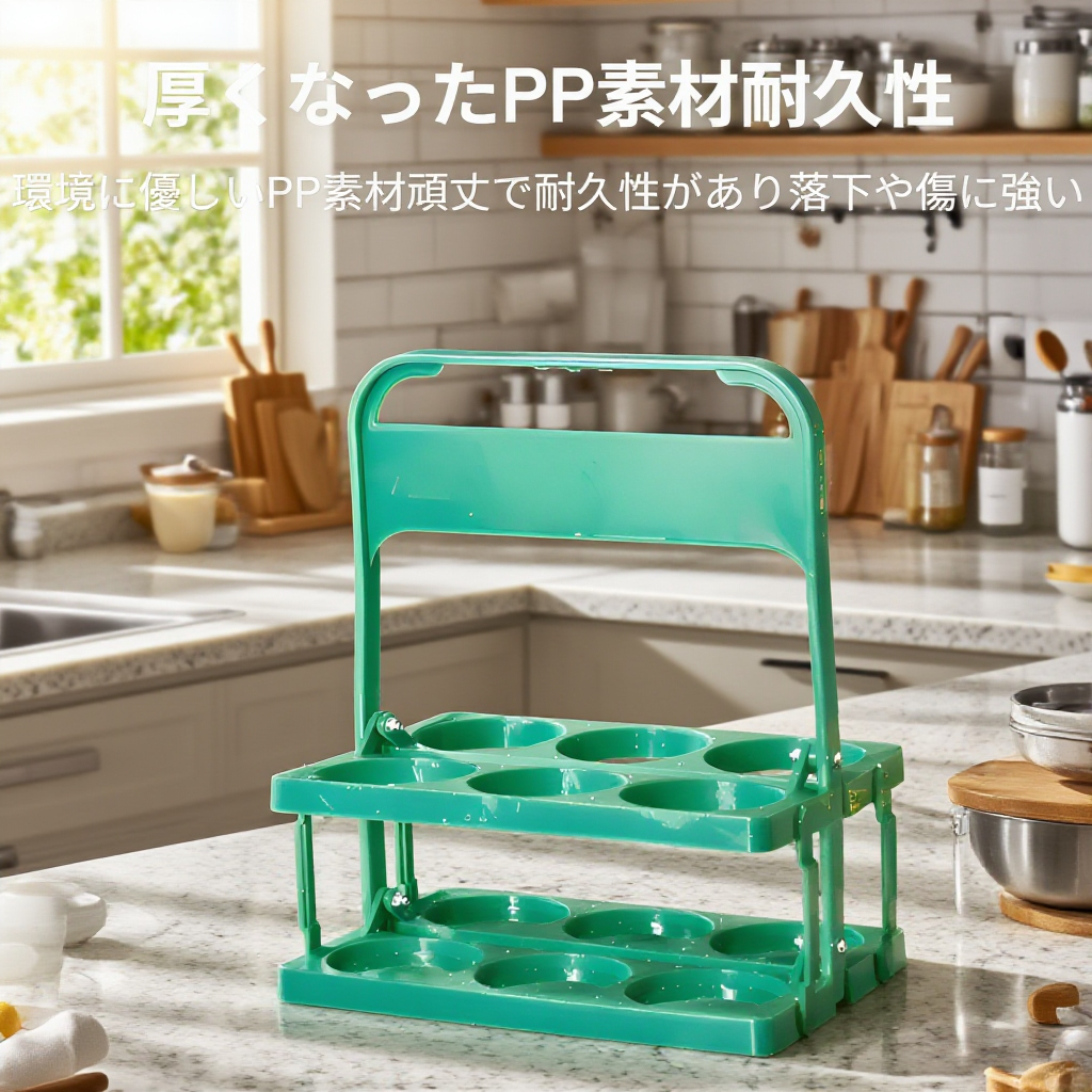 キッチンに設置されたスタイリッシュなワインラック