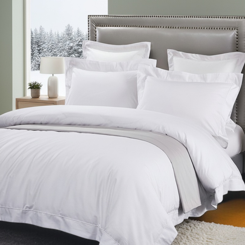 Premium Pure Cotton Four-Piece Bed Set – Special Offer for Hotel Quality Comfort