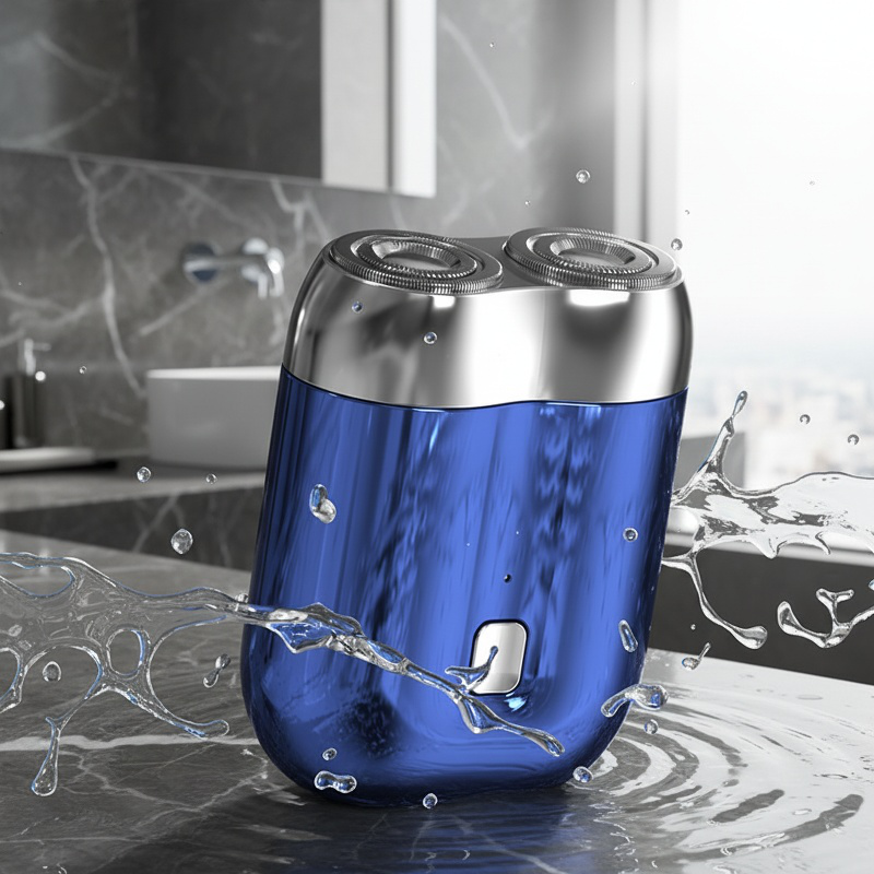 ミニ磁気両頭メンズ電気シェーバー充電可能