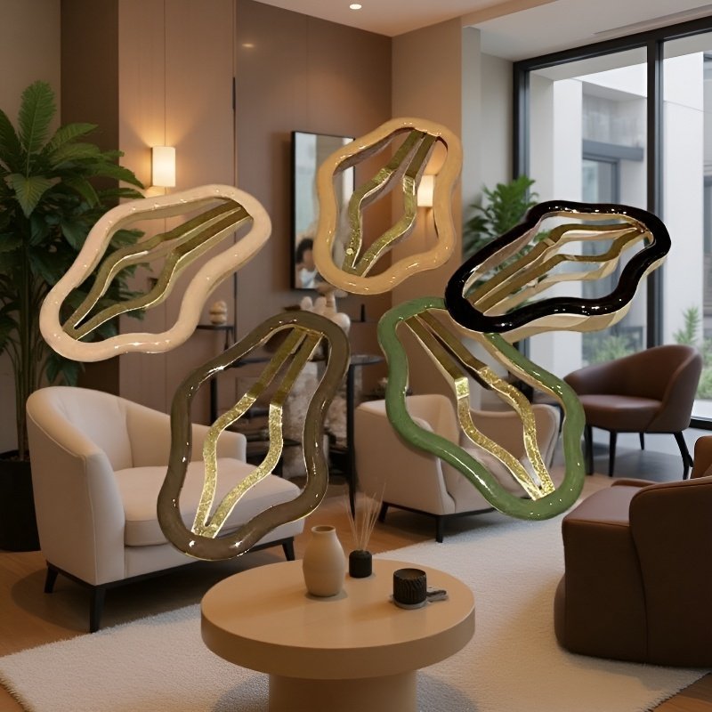 5개의 헤어 클립, 구름 모양의 얇은 앞머리 클립, 머리 장식