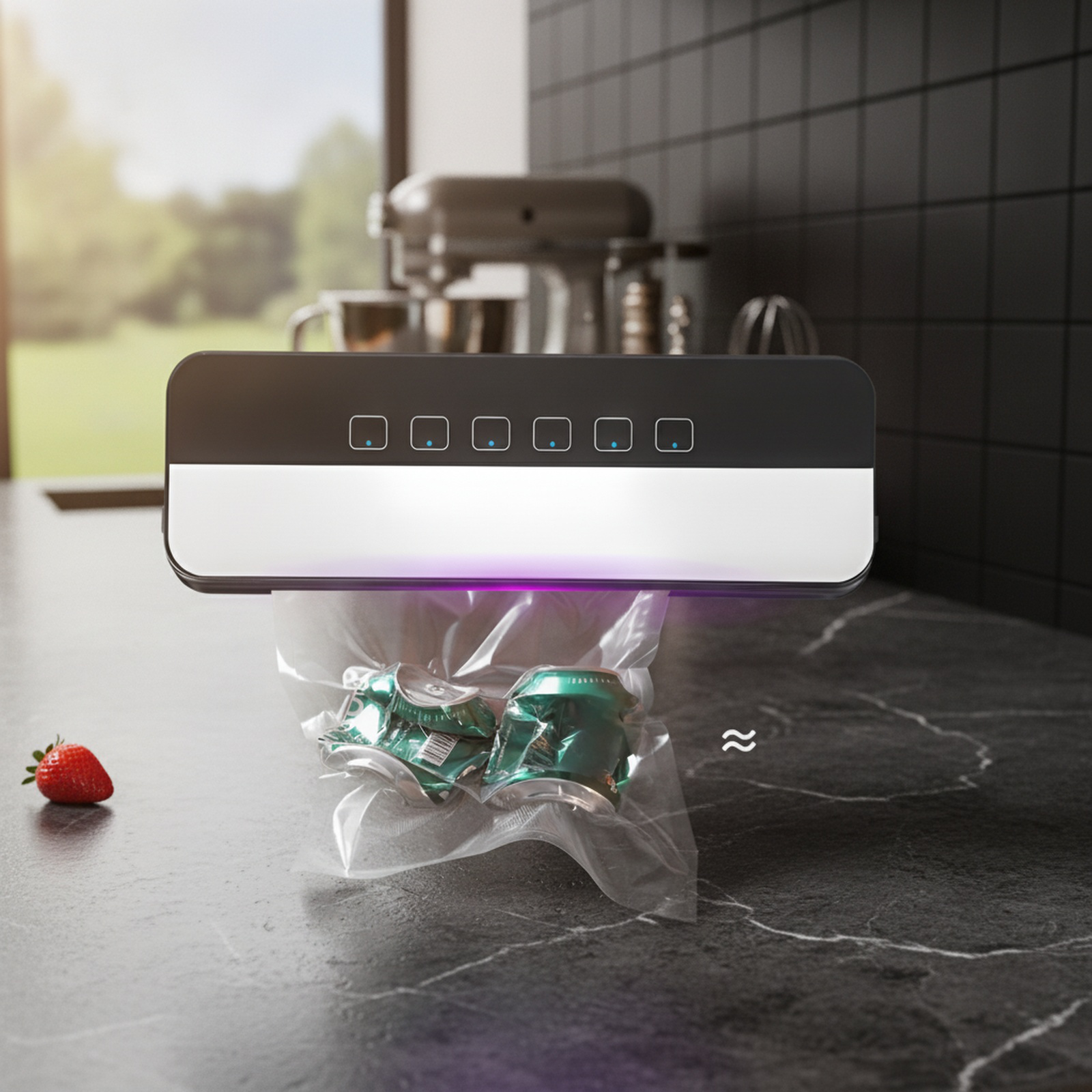 Selladora al vacío totalmente automática JMY, selladora de plástico seca y húmeda de doble propósito
