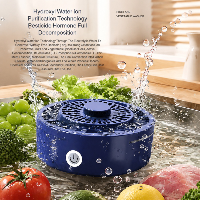 Wireless Ultrasonic Fruit and Vegetable Cleaner for Home Use