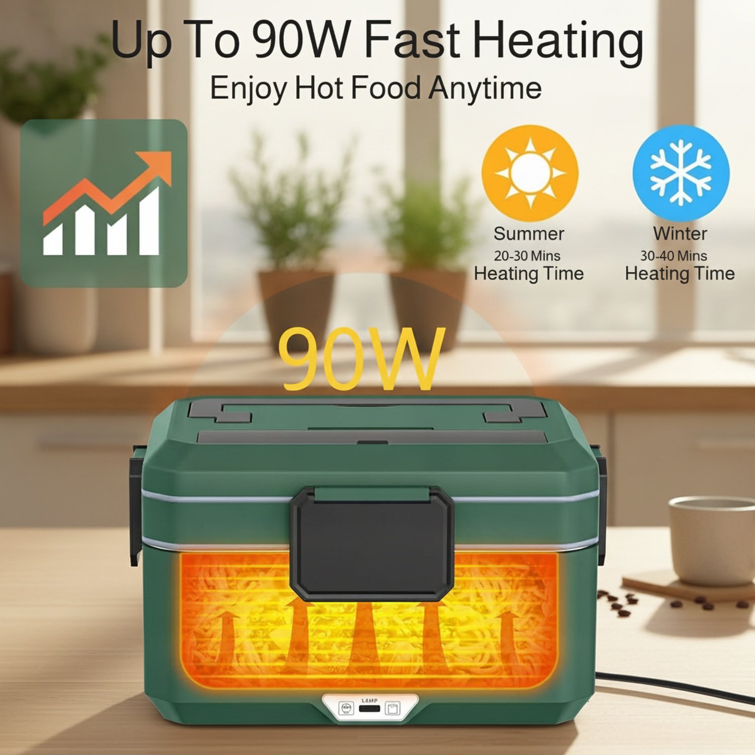 Portable 25L Electric Heated Lunch Box
