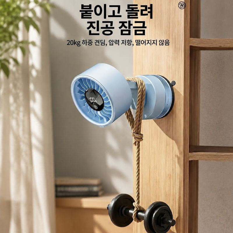 가정용 데스크탑 테이블 흡착식 선풍기