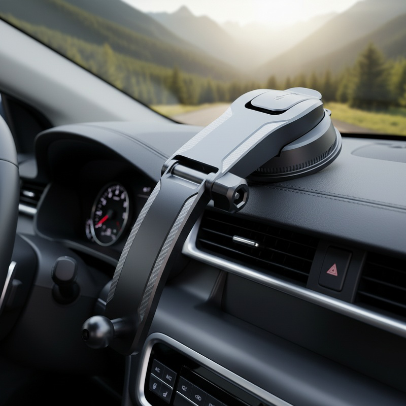 Handyhalter fürs Auto, Saugnapf mit automatischer Sperre, für Armaturenbrett und Luftauslass