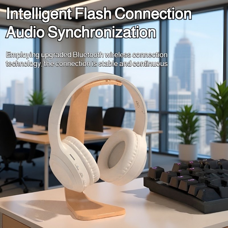 Ergonomic Wireless Bluetooth Gaming Headset with Ultra Clear Calls and Active Noise Cancelling