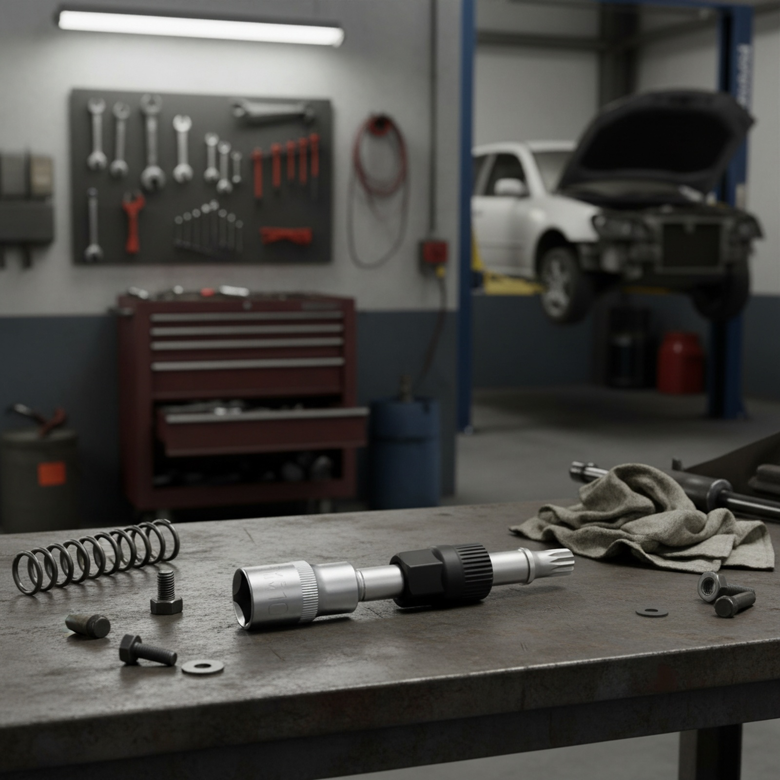 Outil de réparation et de démontage pour poulie d'alternateur à sens unique 33 dents