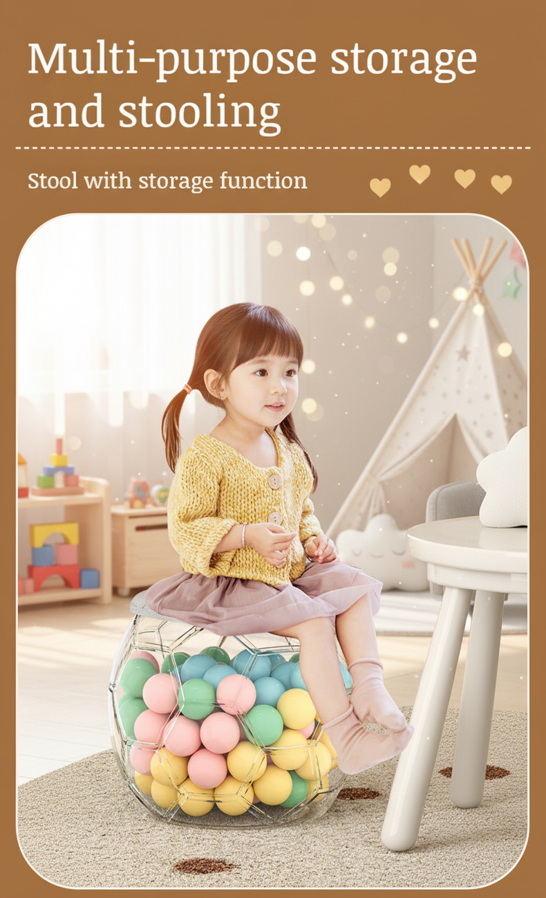 Stackable transparent toy organizer bucket