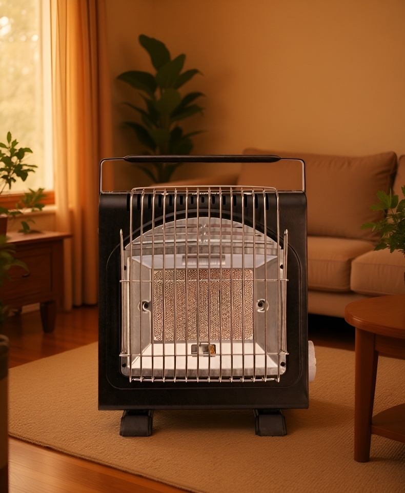 暖房炉として使えるカセットストーブ