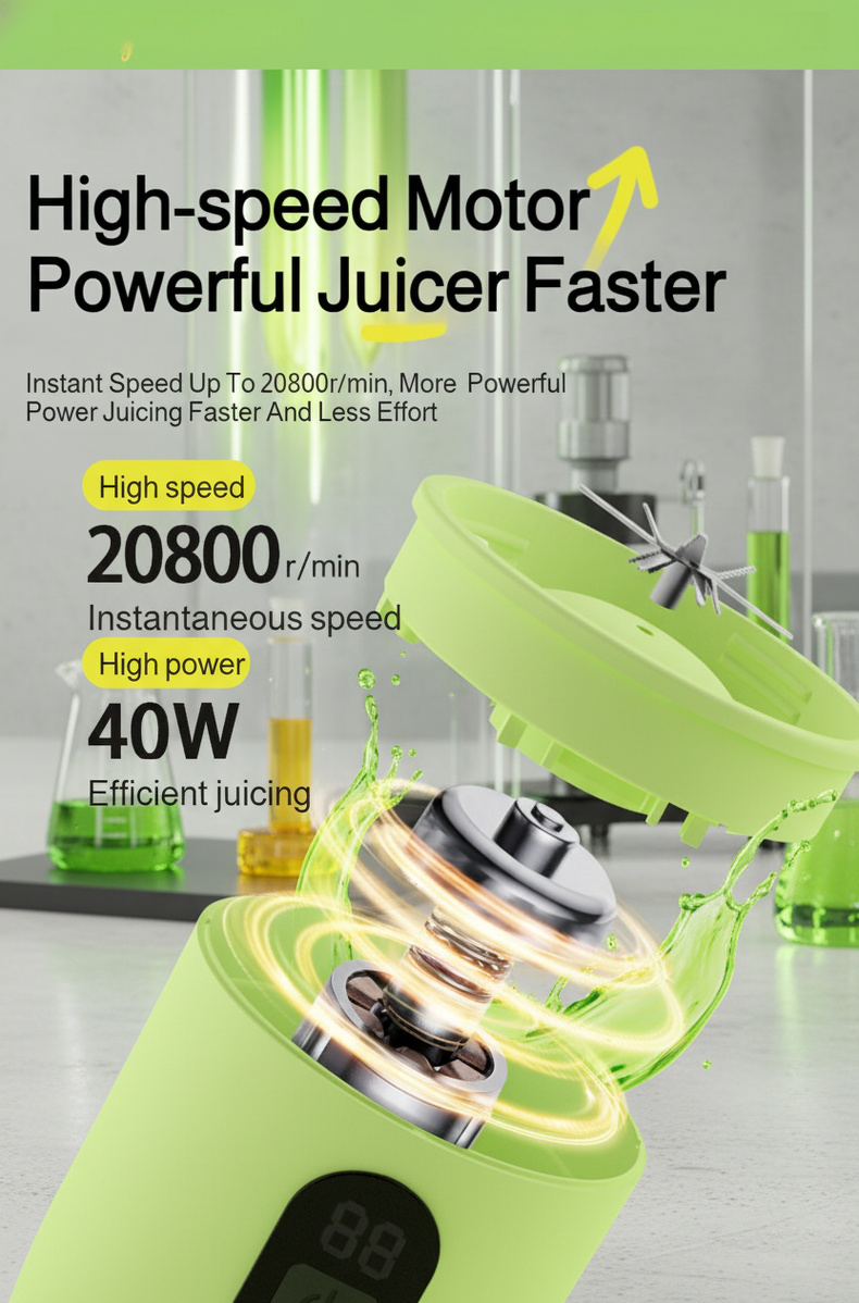Mini juicer for travel and home use