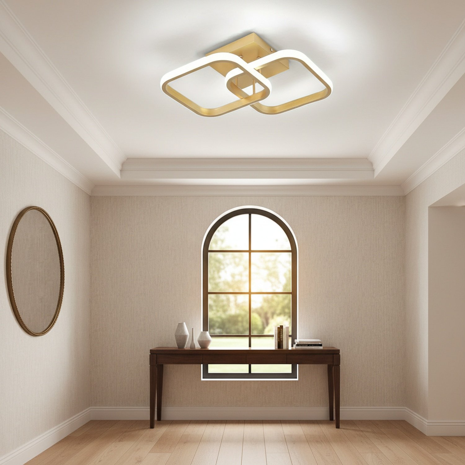 Minimalistische LED-Deckenleuchte, geeignet für verschiedene Wohnbereiche