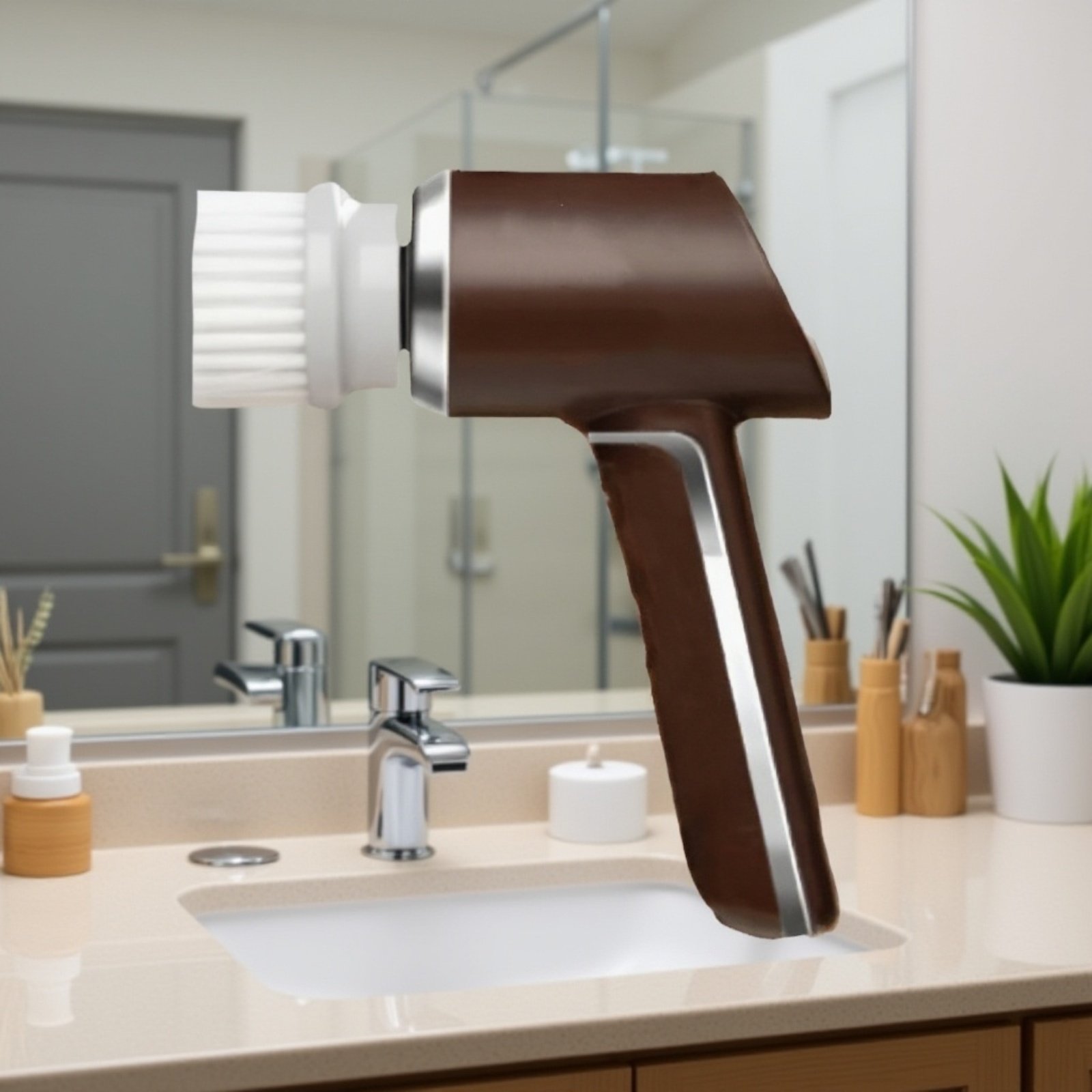 Wiederaufladbare multifunktionale kabellose Reinigungsbürste