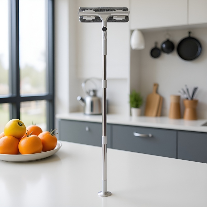 Verlängerbarer Fensterreiniger für hohe Fenster, Haushalt, doppelseitig