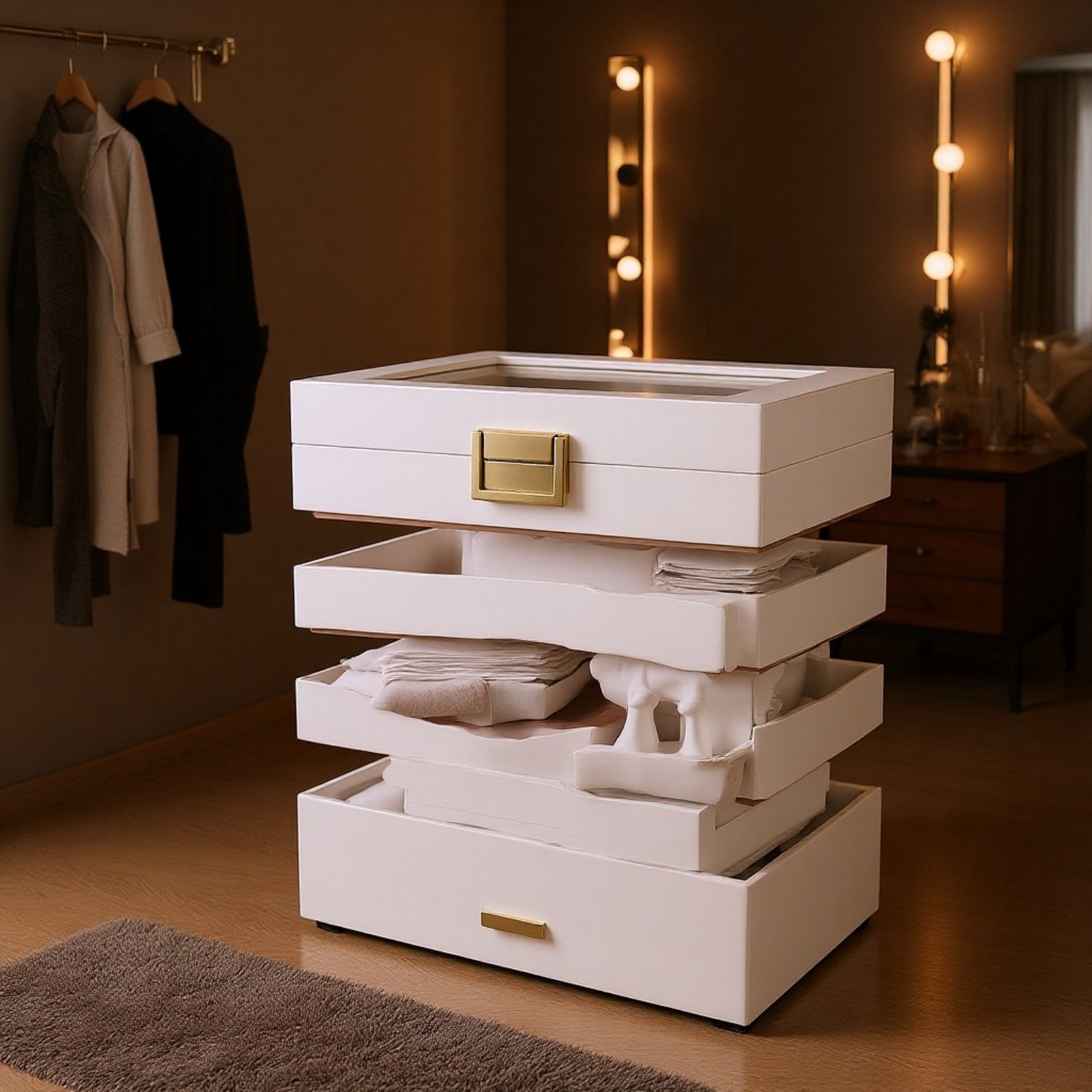 大容量ジュエリーボックスの外観