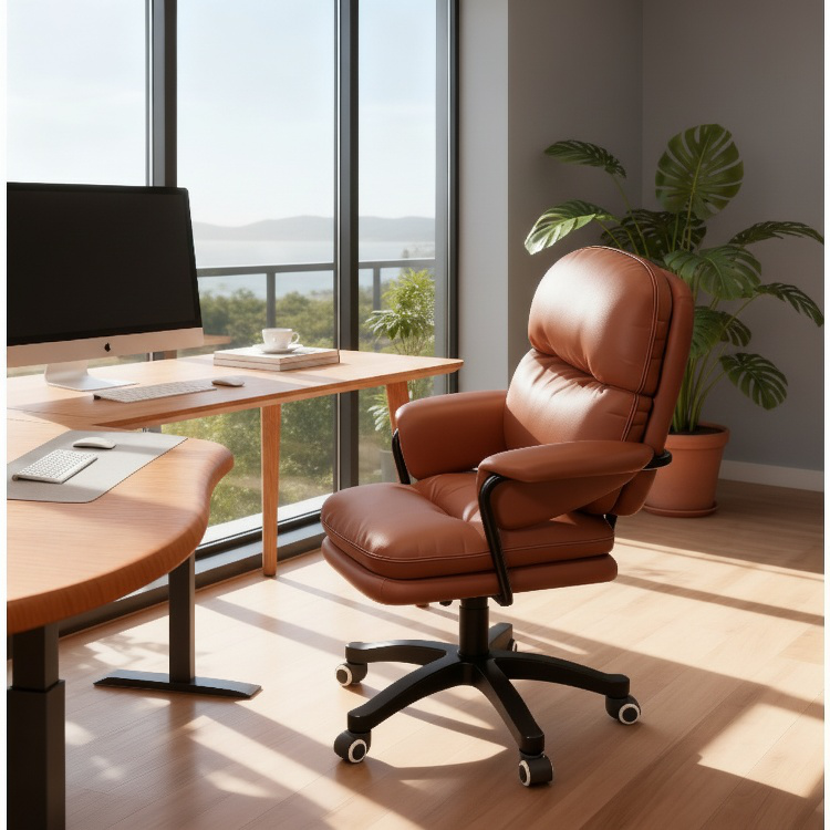 Ergonomischer Computerstuhl, Bürostuhl, Chefstuhl, Heim- und Arbeitszimmerstuhl
