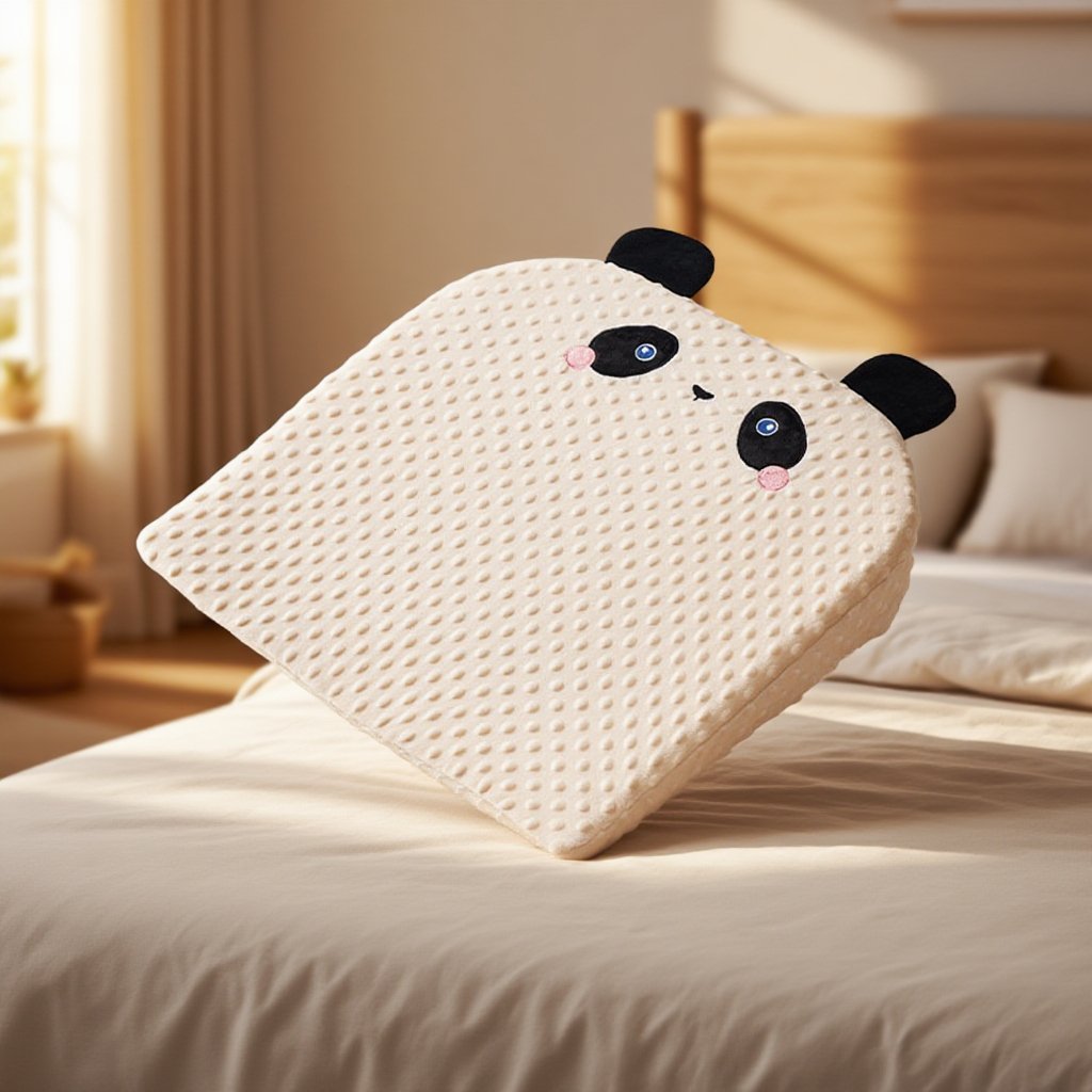 Baby anti-spit-up slope pillow