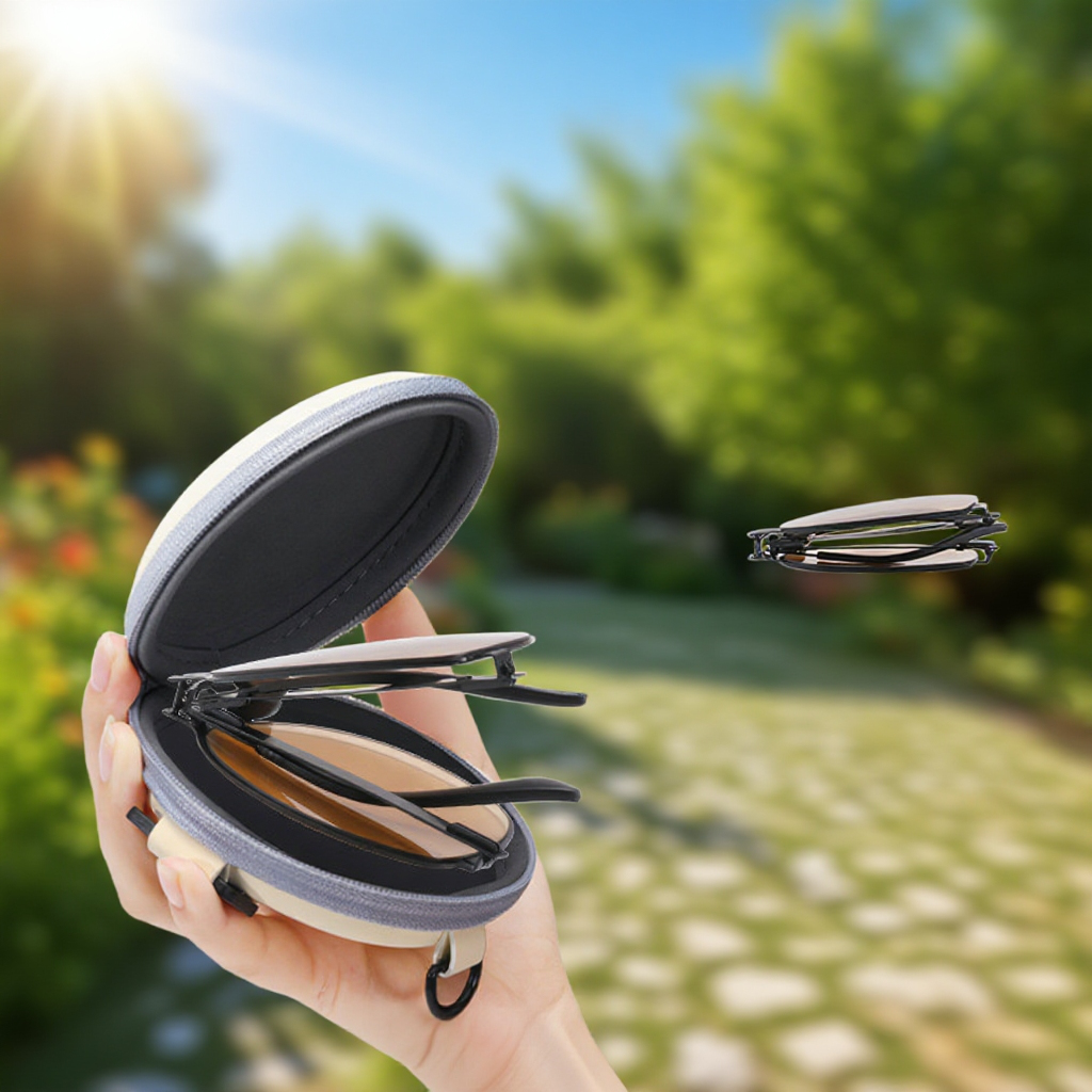 세련된 그라데이션 렌즈의 여성 선글라스