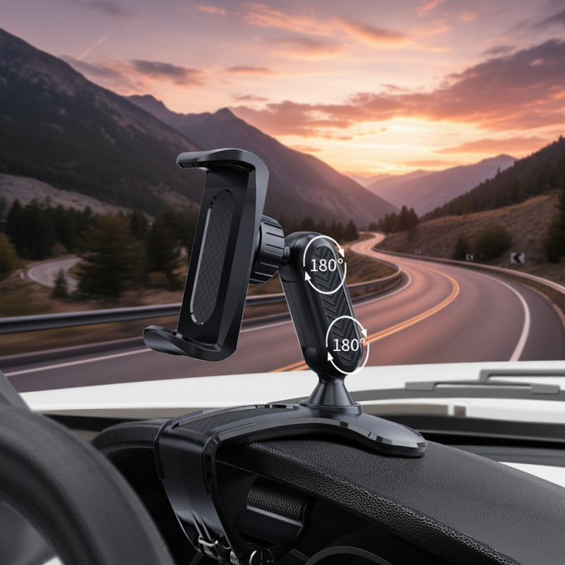 Car Dashboard Clip-On Phone Holder