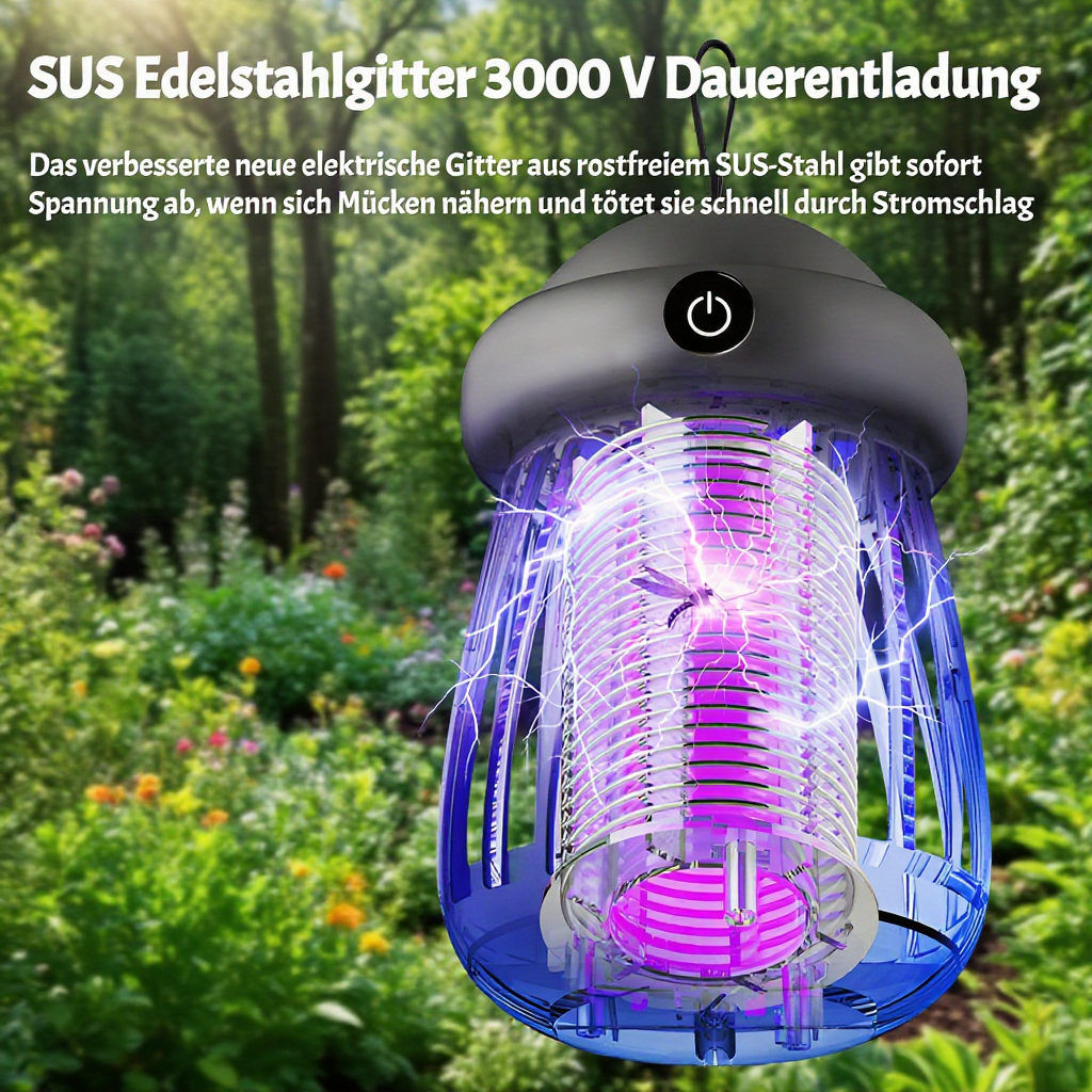 Multifunktionale Mückenvernichtungslampe zum Aufhängen und Aufstellen