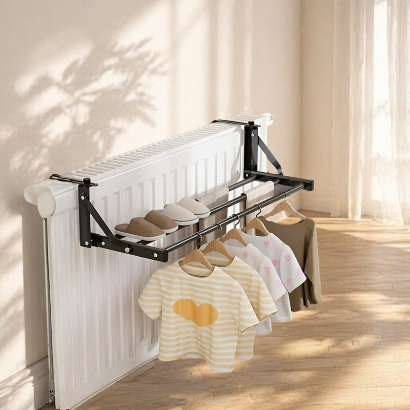 Heizkörper-Wäschehaken für Zuhause – Socken- und Kleidertrockner