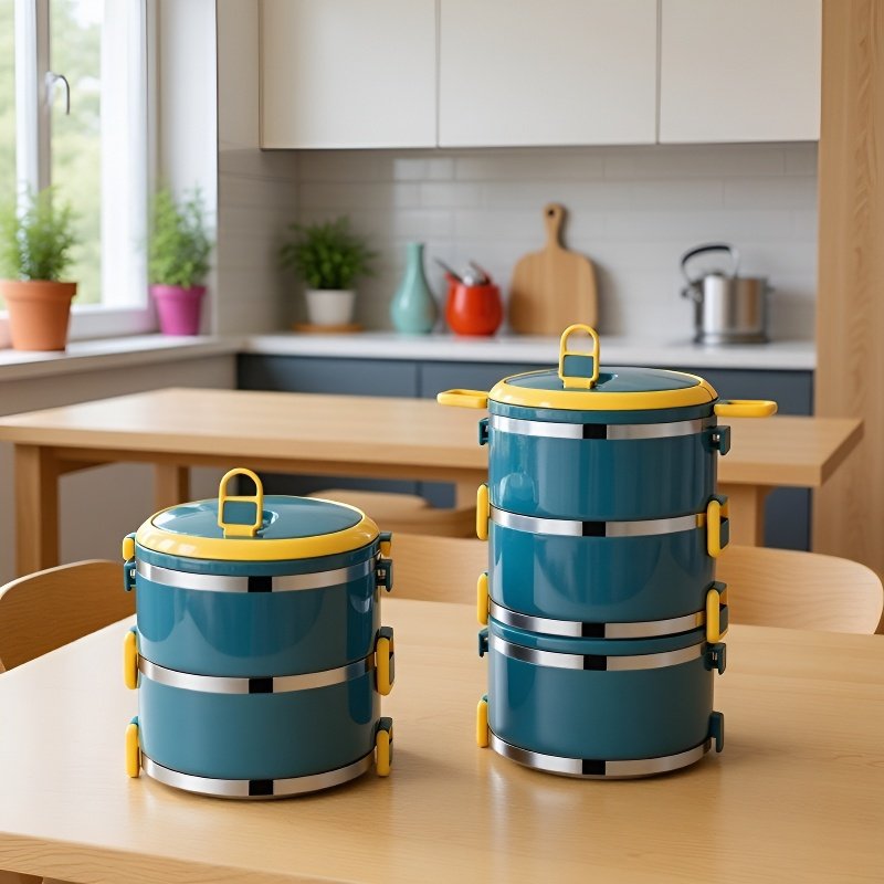 新しいステンレス密閉断熱弁当箱