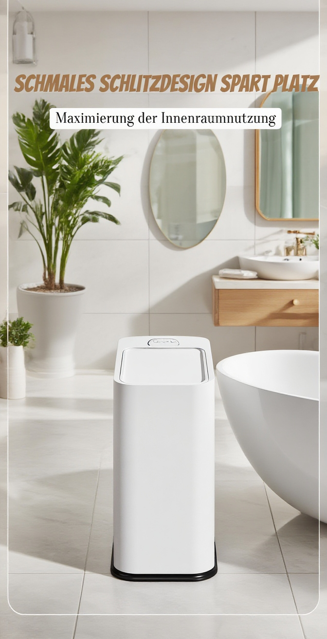 Innovativer Abfalleimer mit hygienischem Design