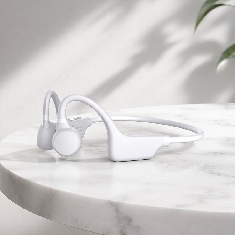 Bluetooth Bone Conduction Neckband Headset with Built-in TF Card Slot