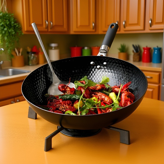 가정용 숙철 무코팅 볶음냄비 전통 가마냄비 무접착 후라이팬 후라이팬 무코팅 가마냄비 레인지