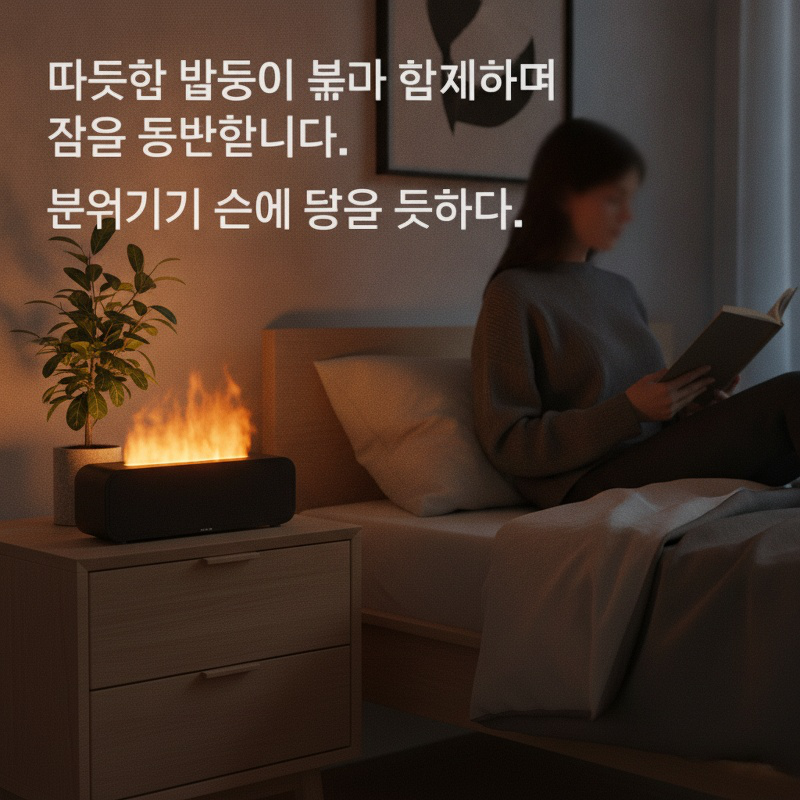 쿨한 칠색 분위기 조명 아로마 디퓨저