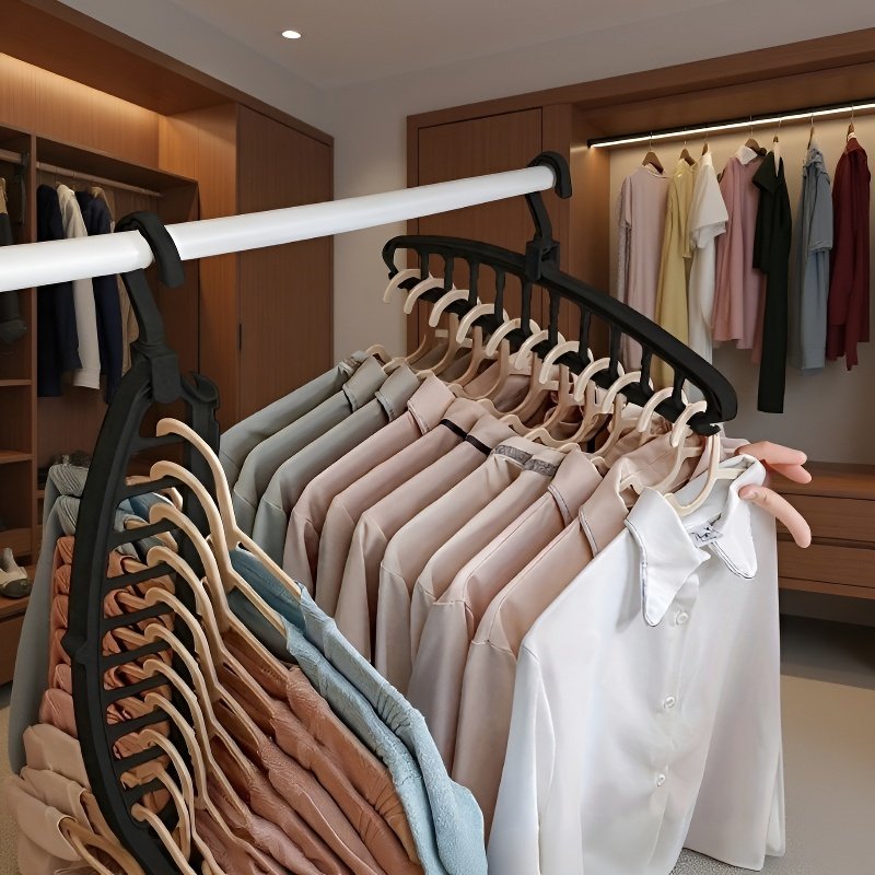 Dormitory home multifunctional nonmarking coat rack