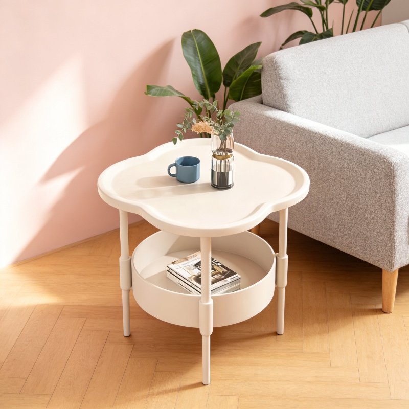 Creative side table Organizer Stable Furniture Uniform force multifunction Bedroom Shelf Bedroom Cof