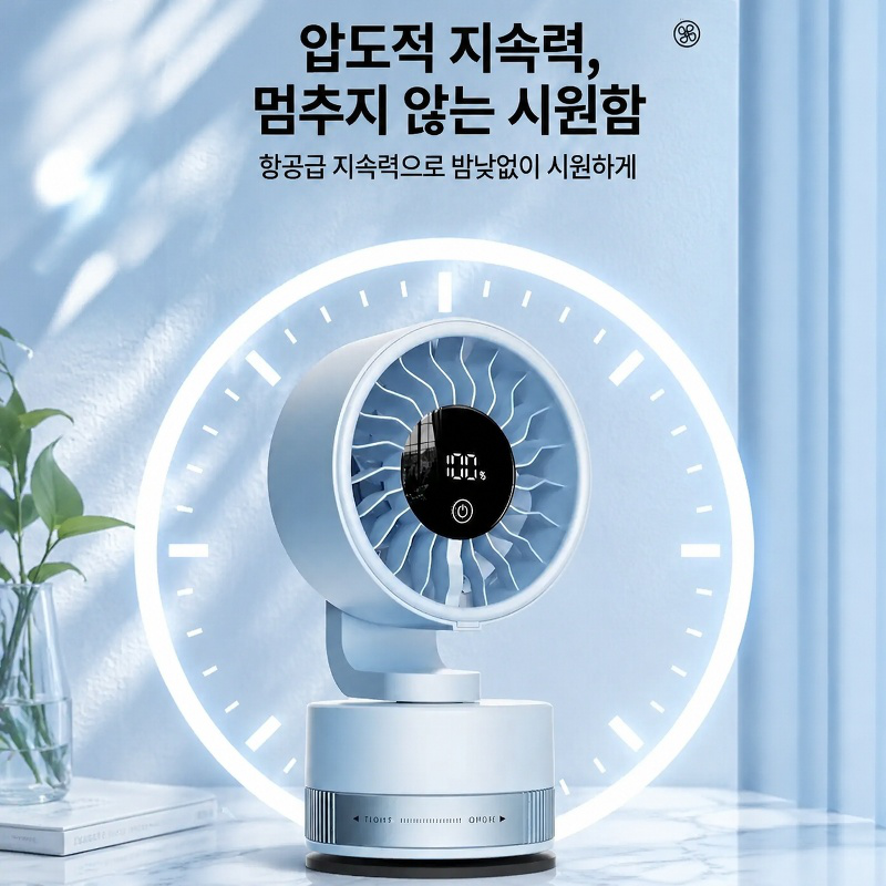 가정용 데스크탑 테이블 흡착식 선풍기