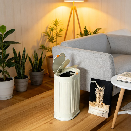 Papelera sin costuras para cocina, baño y sala de estar