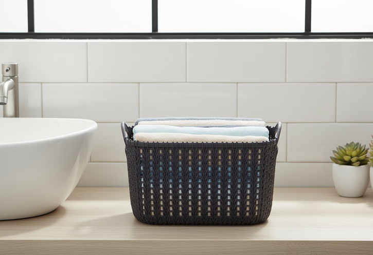 Modern design bathroom laundry hamper