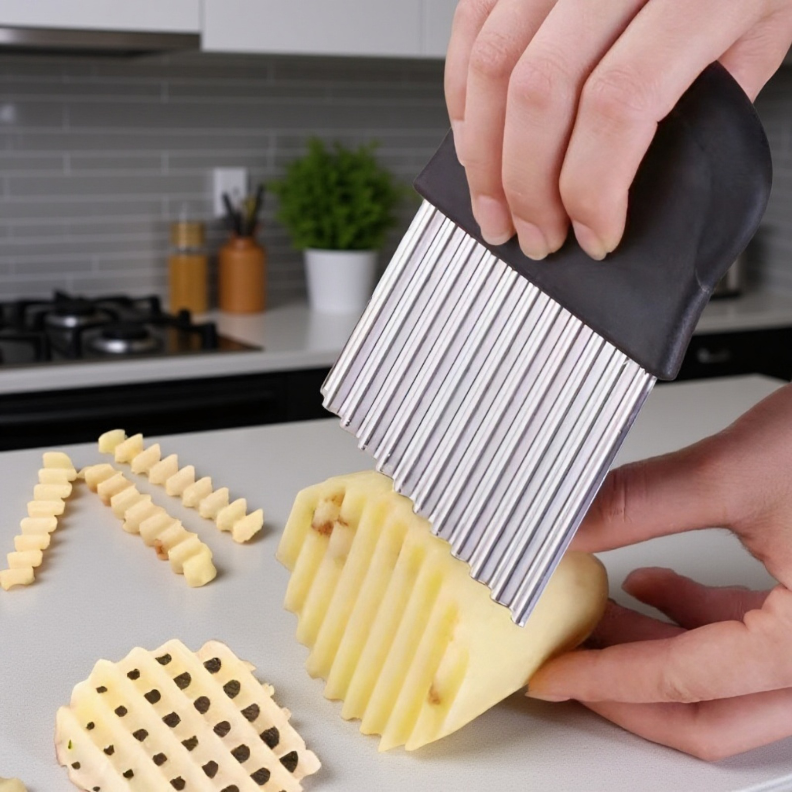 高品質ステンレス製の波型刃